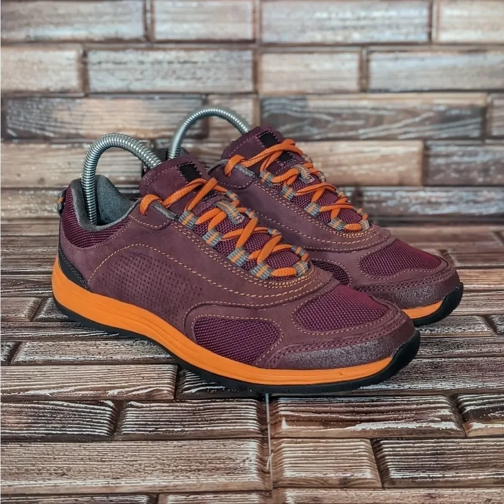 Clarks purple and Ornage Trail walking shoes - Women's 7.5
